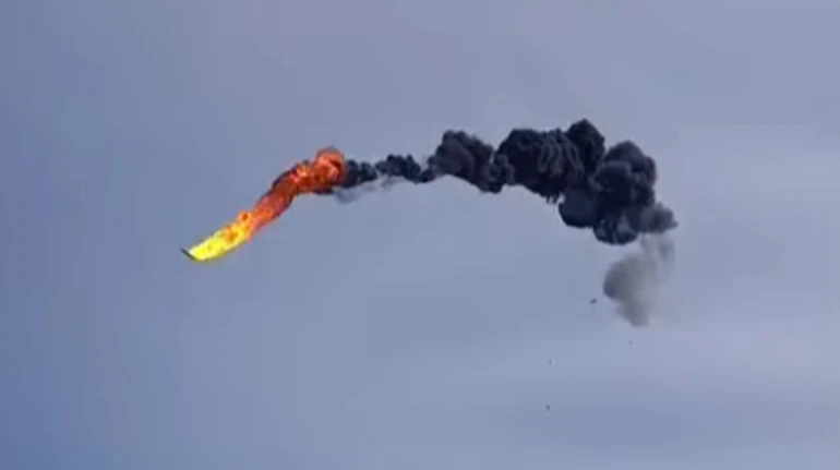 Вогняний Шахед у ранковому небі: Повітряні сили показали збиття дрона 24 квітня