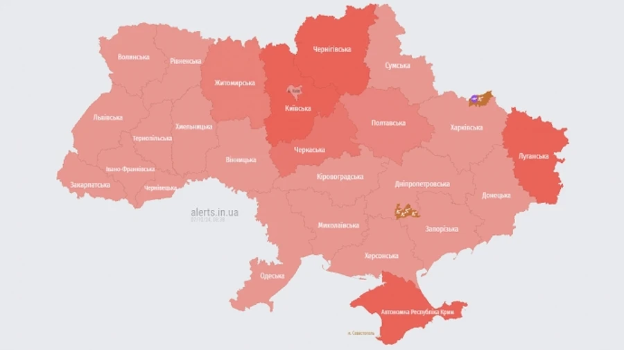 По всей Украине звучала тревога: Россия запустила Кинжалы на Староконстантинов, в Киеве работала ПВО