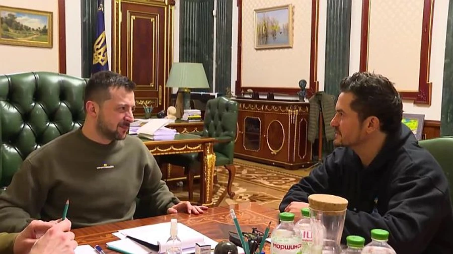 Президент зустрівся з Орландо Блумом і командою ЮНІСЕФ