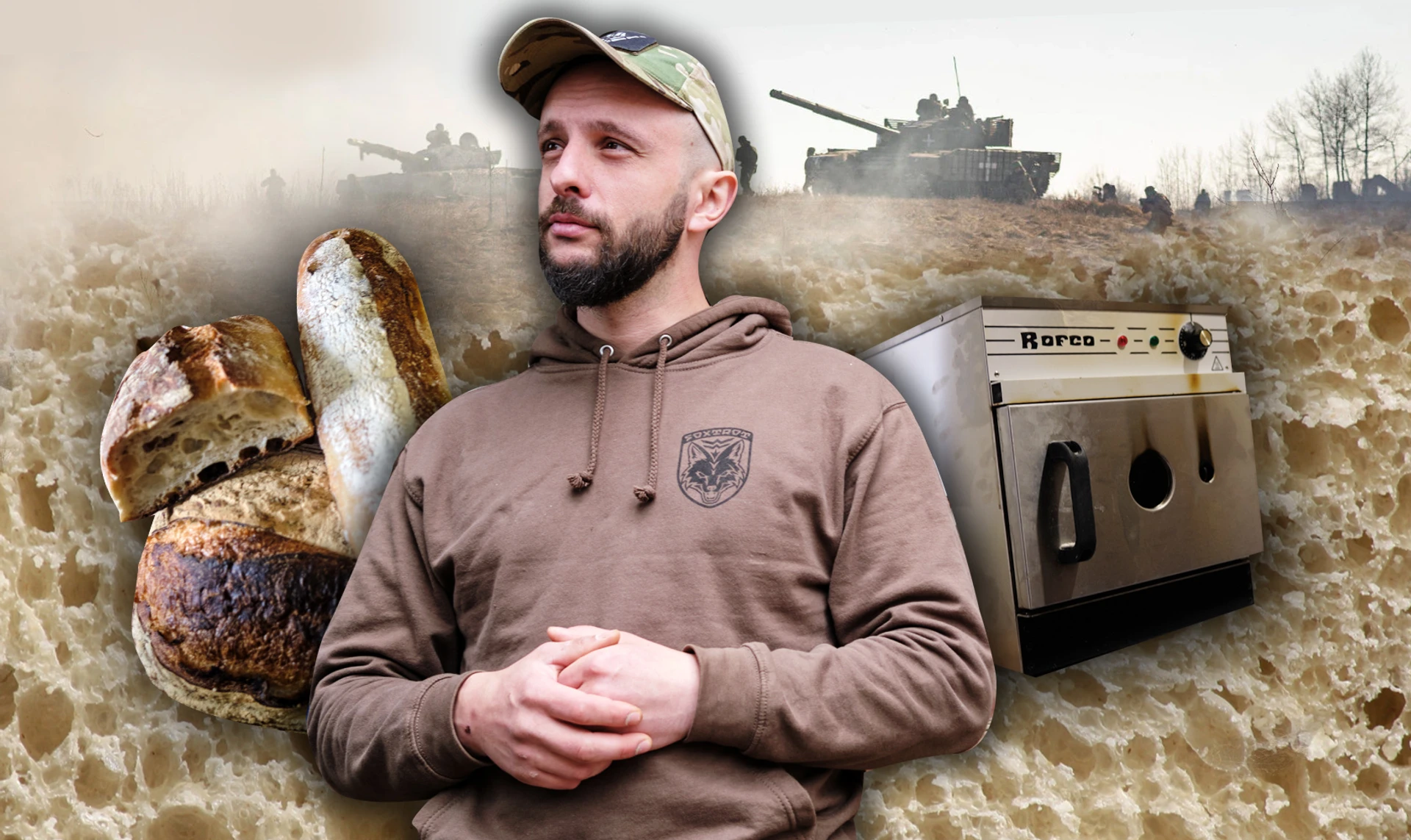Даже в аду можно находить что-то, чтобы не падать духом. Как бывший шеф-повар Дмитрий Бигас выпекает хлеб между штурмами под Бахмутом