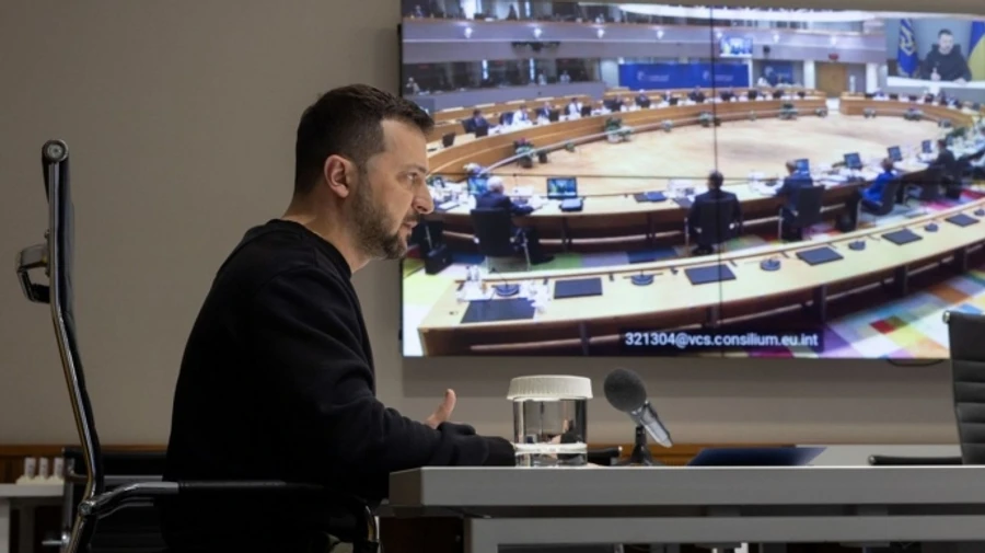 Zelenskyy asks EU leaders for air defence to protect cities and the sky over front line