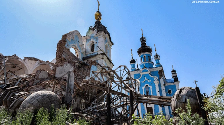 Як виглядає зруйнована росіянами церква на Донеччині. Фоторепортаж