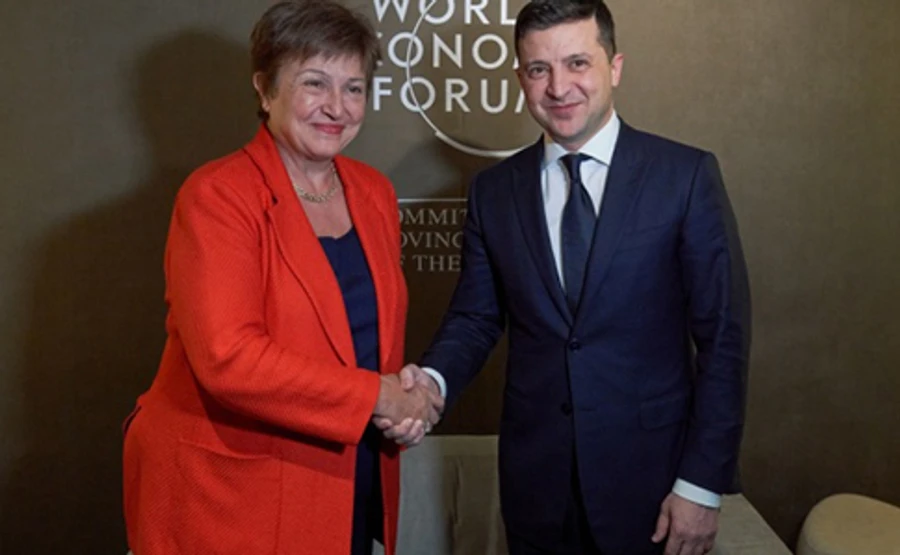Директор МВФ пообіцяла Зеленському підтримку у зв'язку з коронавірусом