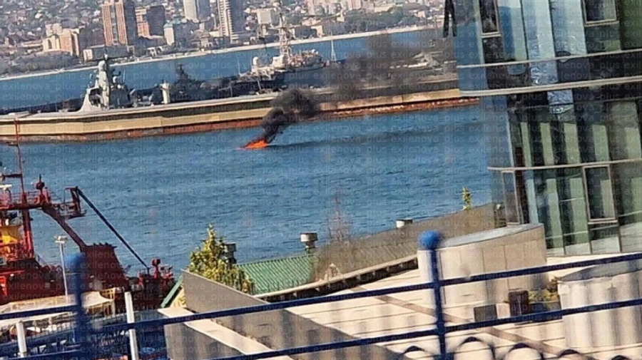 В России заявили, что дроны атаковали Новороссийск, где расположена военно-морская база