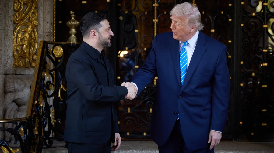 Trump-Zelenskyy meeting starts in Davos