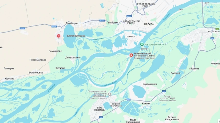 Військові РФ активізувалися поблизу острова Великий Потьомкін на Херсонщині – ЗСУ