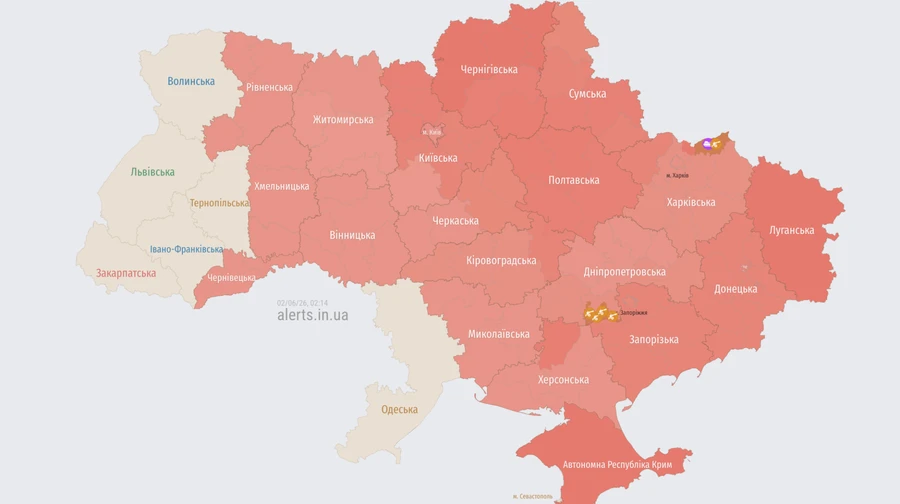 В Україні масштабна повітряна тривога: РФ б'є ракетами та дронами