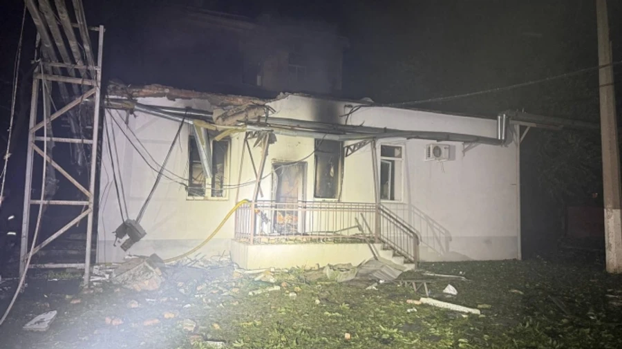 Russian drones hit maternity hospital in Odesa