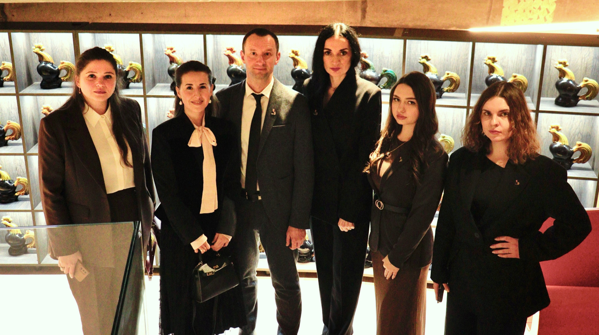 France's First Lady presented with legendary Borodianka cockerel – photos