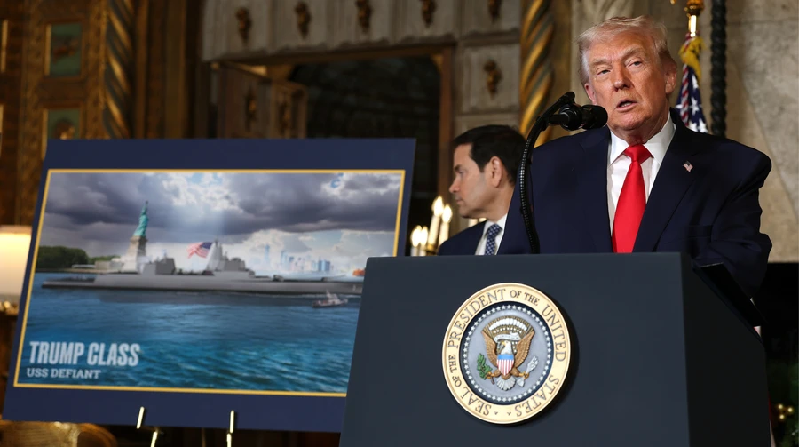 Трамп объявил о создании Золотого флота: США будут строить линкоры с лазерами и ядерным оружием