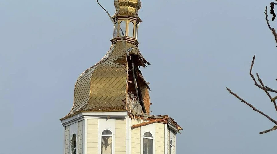 Catholic church and convent damaged in 22 February Russian attack on Kyiv Oblast
