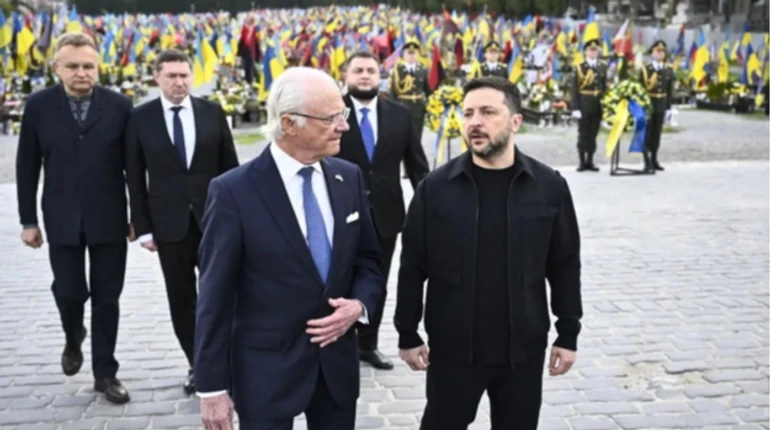 Король Швеції приїхав в Україну