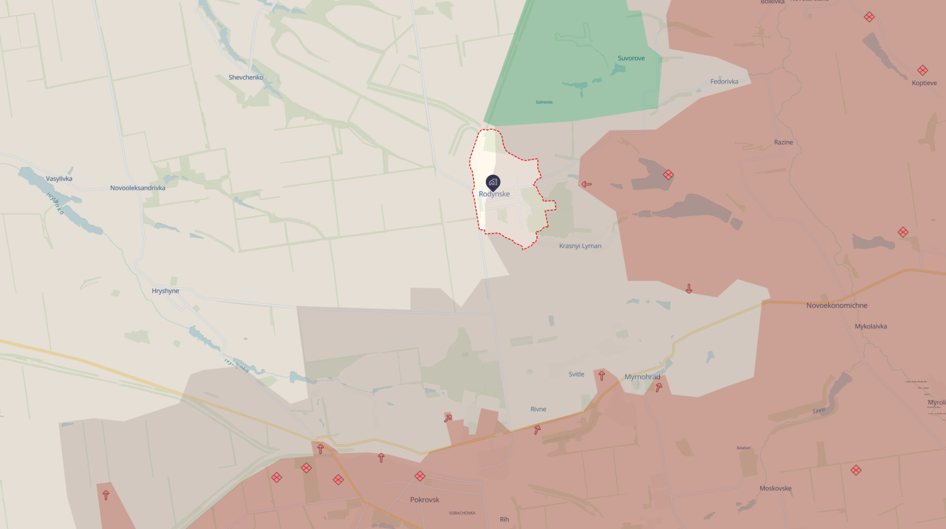 Il Corpo Azov confuta la dichiarazione russa di occupazione di Rodynske