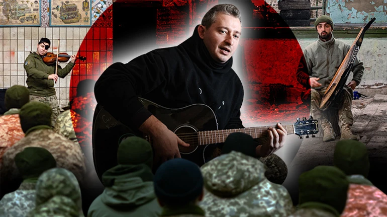 Гитара вместо оружия. Зачем Культурный десант проводит концерты в 350 метрах от врага? 