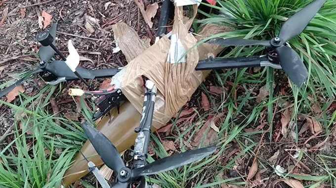 Russians use drone to attack elderly man in Kherson this morning