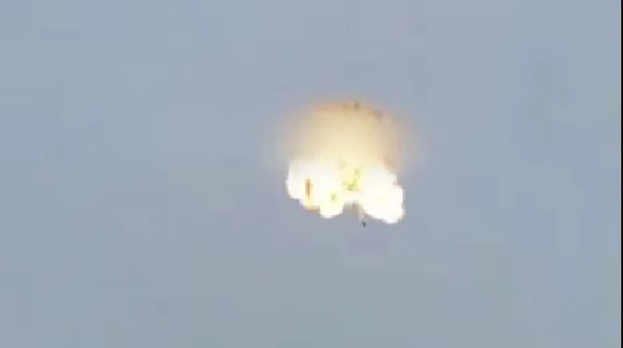 Воздушные силы показали, как F-16 сбивает вражеский Шахед над Украиной