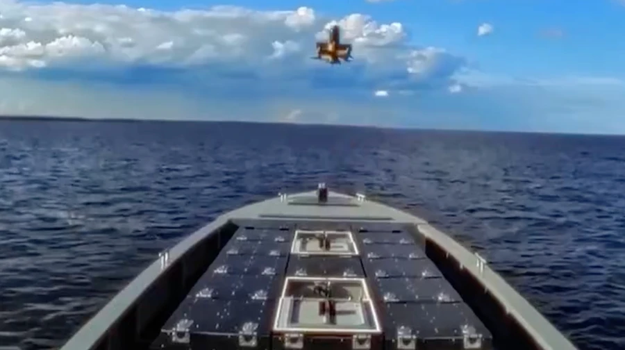 Sting interceptor drones integrated onto Ukrainian MV11 maritime drones – photos