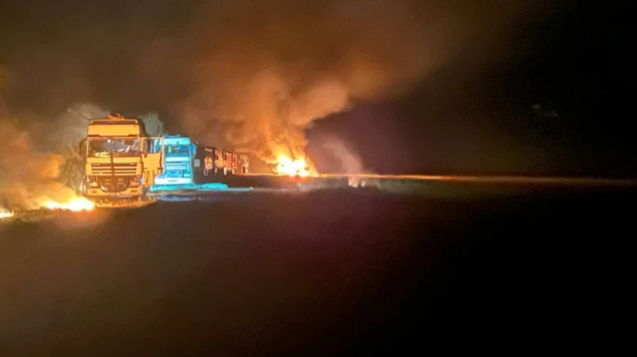 Russia attacks grain lorry in Sumy Oblast, killing one person and injuring another – photo