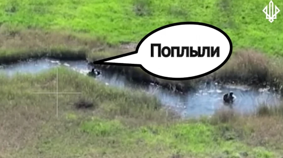 Ukraine's National Guard foils Russian swimming assault on Pokrovsk front – video