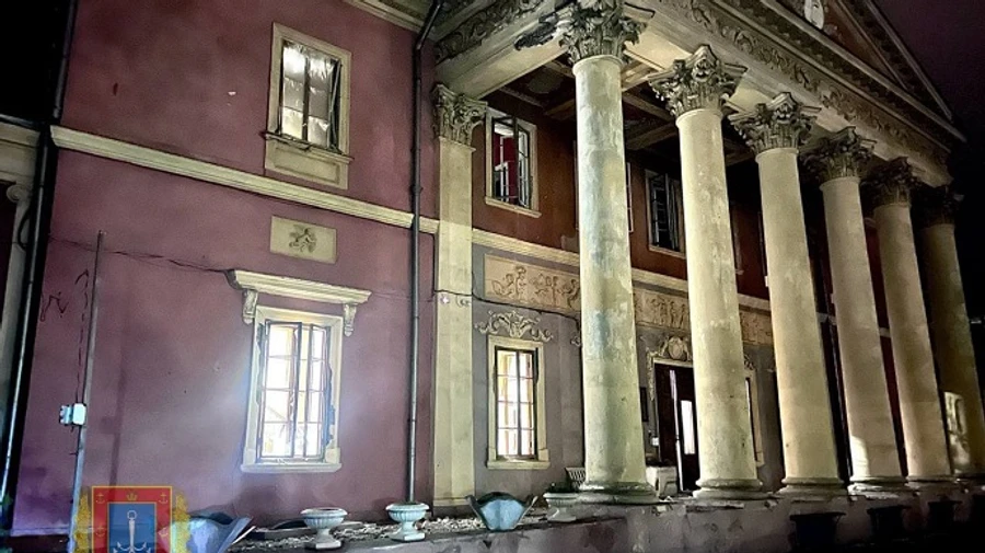 Art museum damaged in Odesa