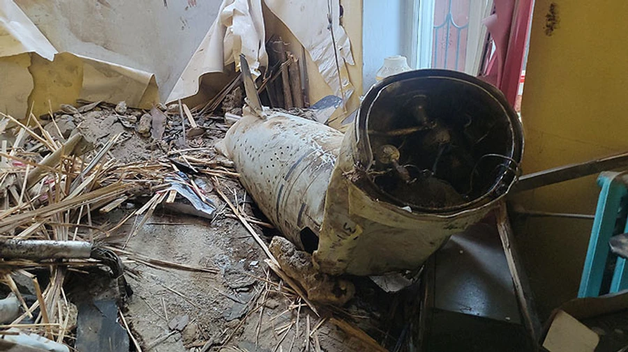 Missile in room and broken windows − consequences of Russian attack on Odesa