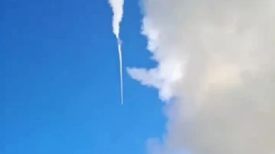 Anti-aircraft gunners strike down Russian helicopter and UAV