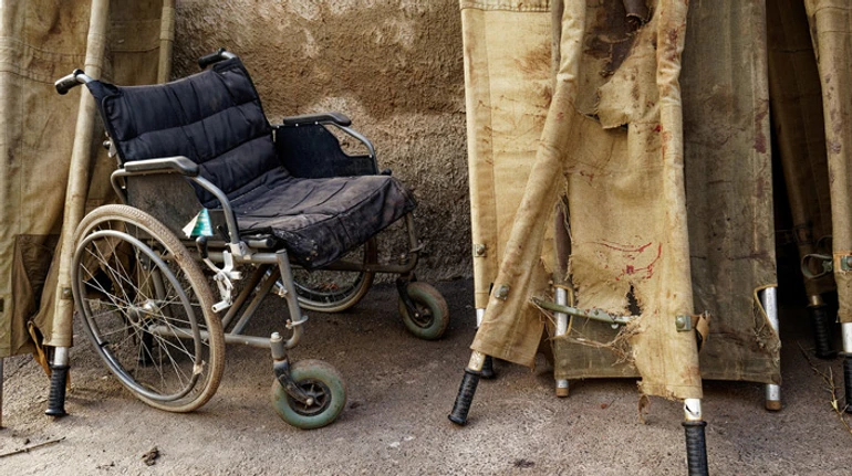 They say on TV that we are winning. If only they knew at what price. One day at a first-aid post in Bakhmut