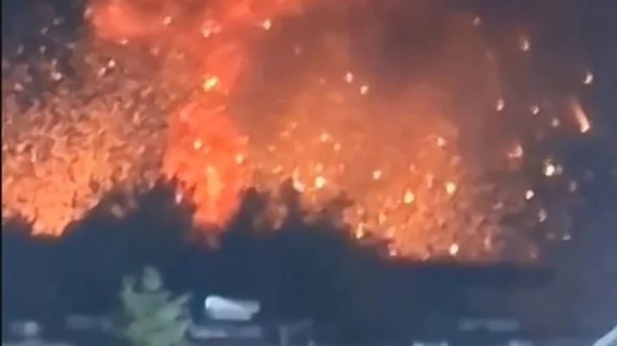 Explosion occurs at ammunition depot in temporarily occupied Khartsyzk in Donetsk Oblast – videos