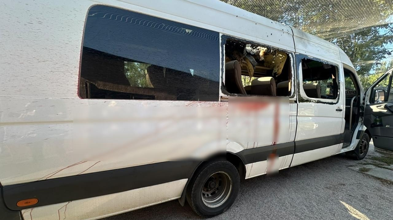 Five killed in Russian drone strike on bus in Dnipropetrovsk Oblast
