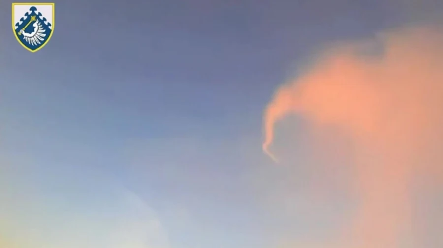 Ukraine's Air Force releases footage of air defence combat against Russian attack on night of 9-10 July – video