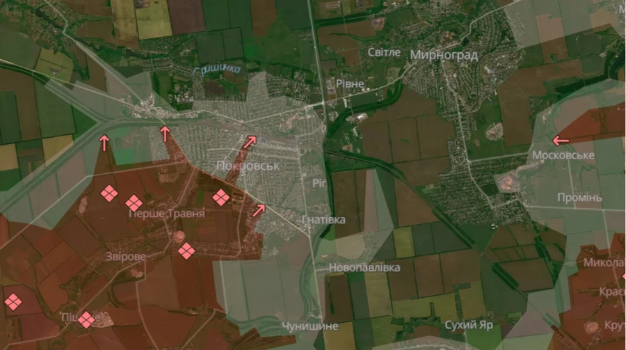 DeepState: The situation in Pokrovsk remains critical, the Russians continue their build-up