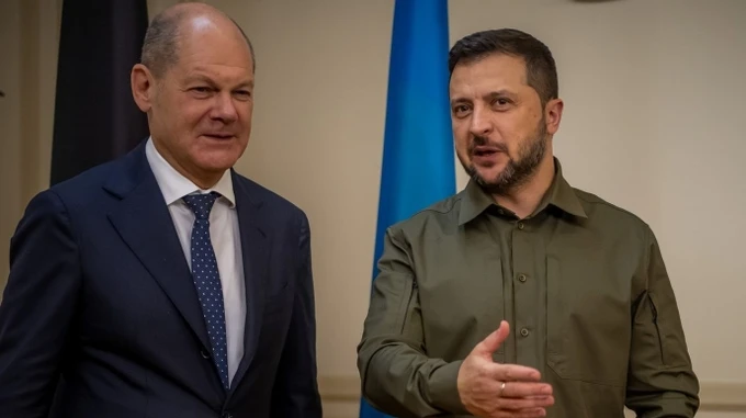 Scholz assures Zelenskyy of support amid Taurus delivery blockade
