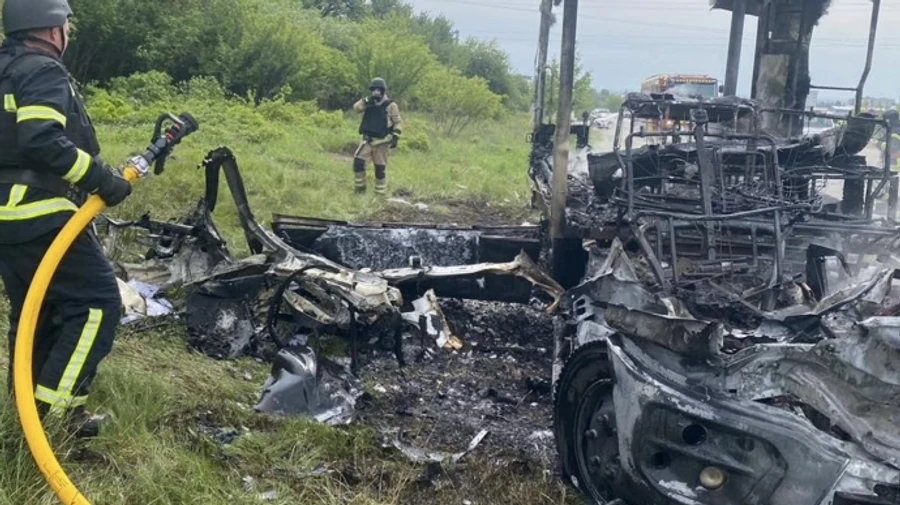 Russian UAV attacks car carrying power engineers in Sumy Oblast, one killed – photos, video