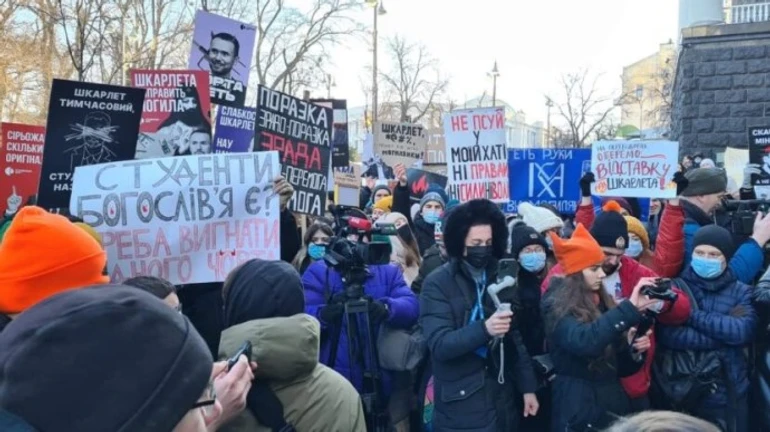 Студенти пікетують Кабмін: вимагають відставки міністра освіти 