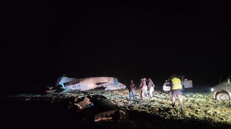 На Тернопольщине упал самолет, один человек погиб