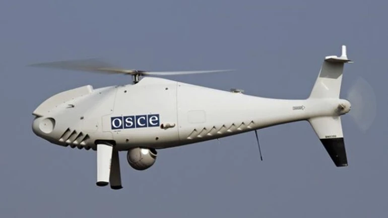 Дрон ОБСЄ зафіксував біля лінії зіткнення на Донбасі важке озброєння окупантів
