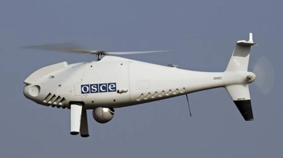Дрон ОБСЕ зафиксировал у линии соприкосновения тяжелое вооружение оккупантов