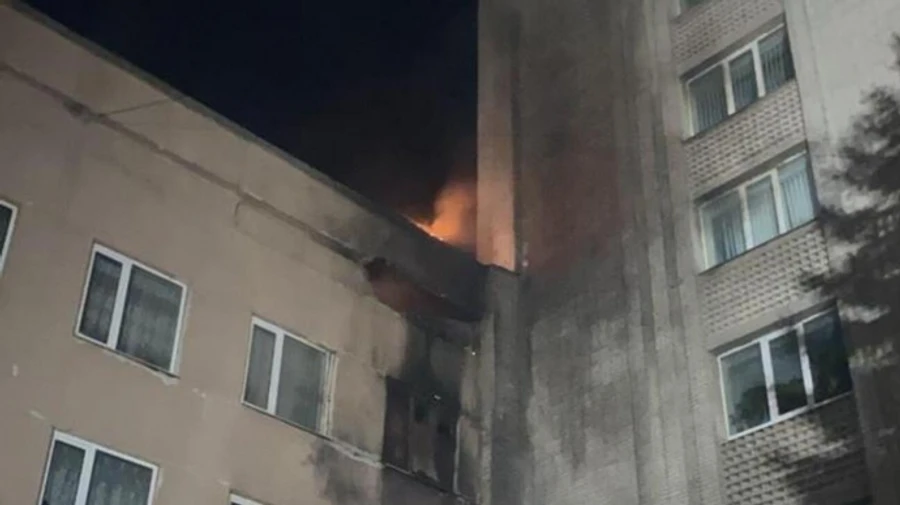 Russian drone hit medical facility in Sumy, causing power outages in part of city – photo