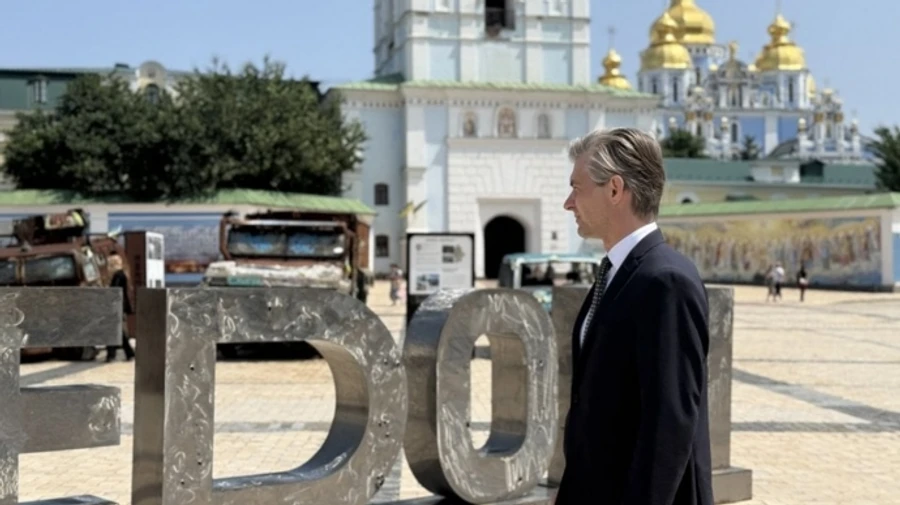 Lithuanian foreign minister arrives in Kyiv to discuss frontline situation and pressure on Russia
