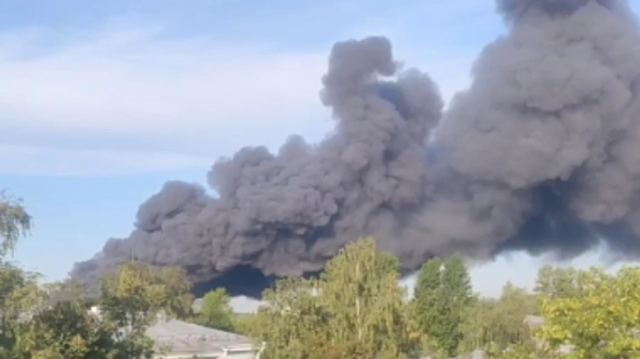 Major fire at cold storage plant in St Petersburg