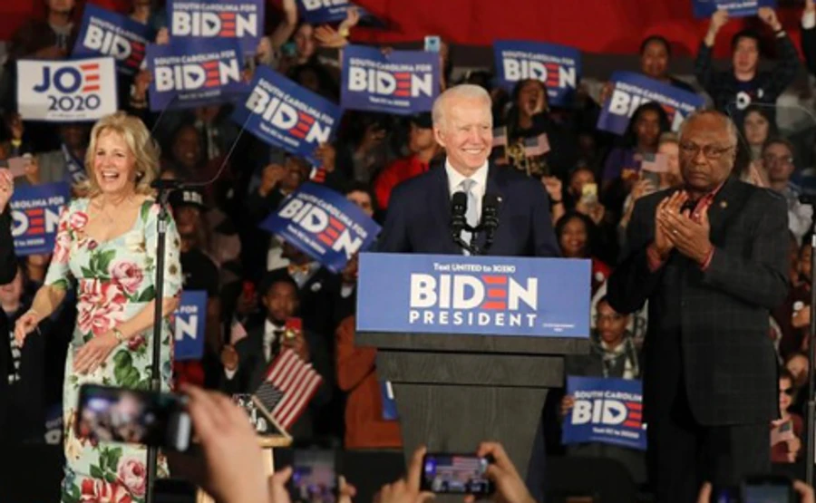 Вибори у США: Байден здобув першу перемогу на праймеріз демократів