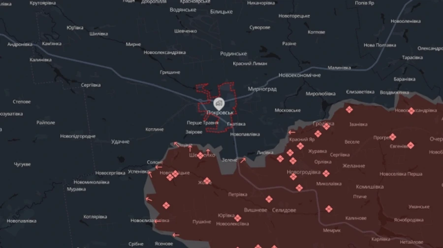 Весь Покровск обесточен