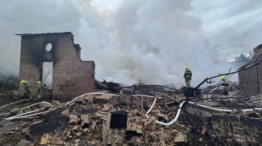 Emergency recovery works begin at Dovzhenko Film Studio after Russian attacks