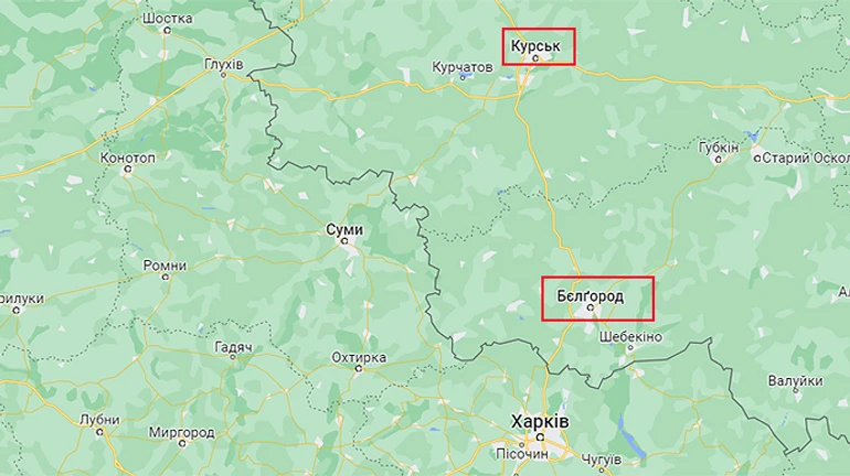 В российском Курске тоже слышали взрывы