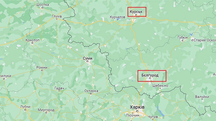 В российском Курске тоже слышали взрывы 