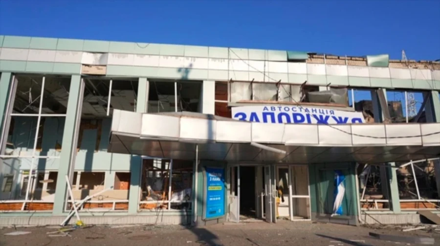 Zaporizhzhia to set up mobile coach station to replace facility destroyed in Russian attack