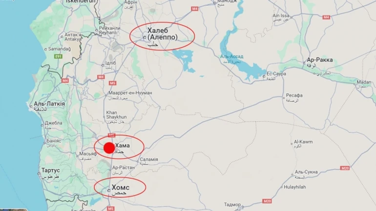 Сирийские повстанцы берут под контроль стратегический город Хама 