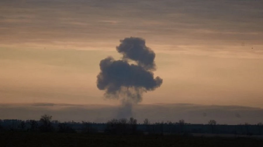 Shahed drone strikes civilian structure in Chernihiv Oblast 