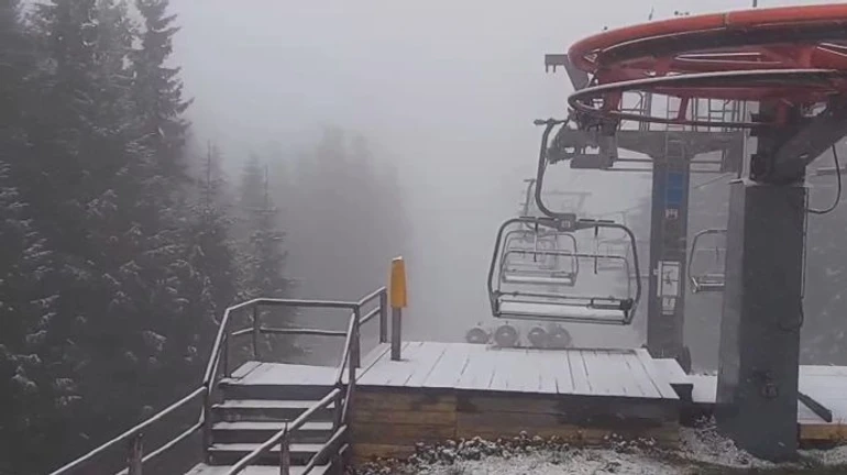 На Буковеле пошел снег. На Попе Иване тоже