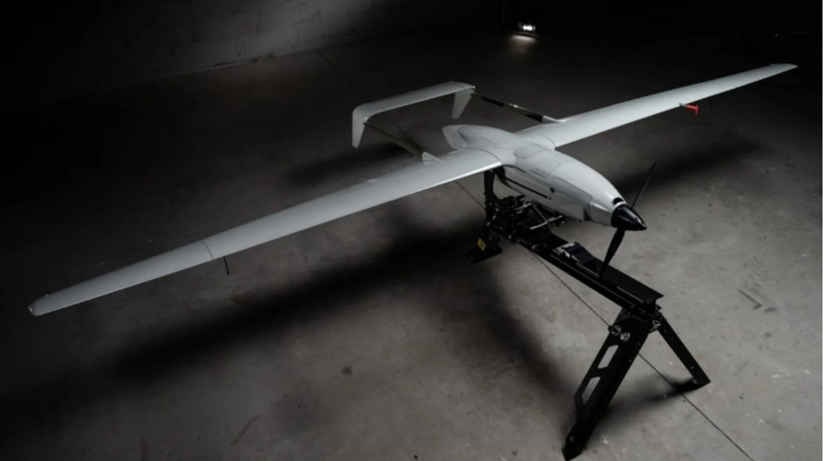 Ukrainian hydrogen-powered Raybird reconnaissance drone deployed at front